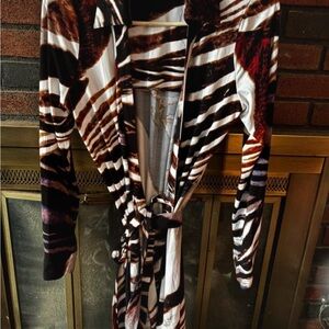 Calvin Klein Multicolor Abstract Dress